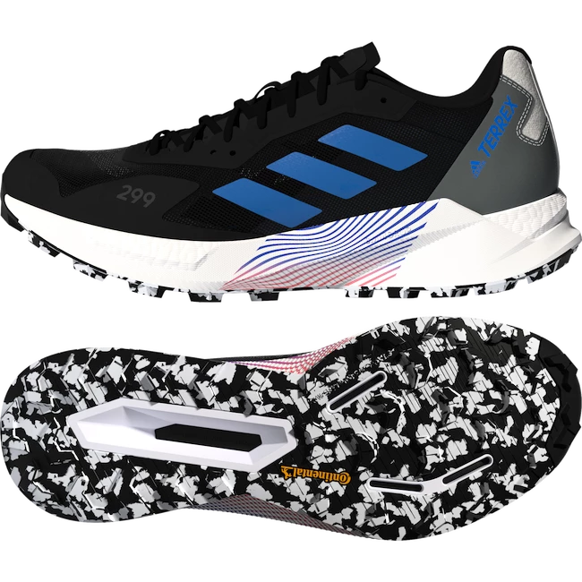 Heren hardloopschoenen adidas  Terrex Agravic Ultra Core Black  UK 12
