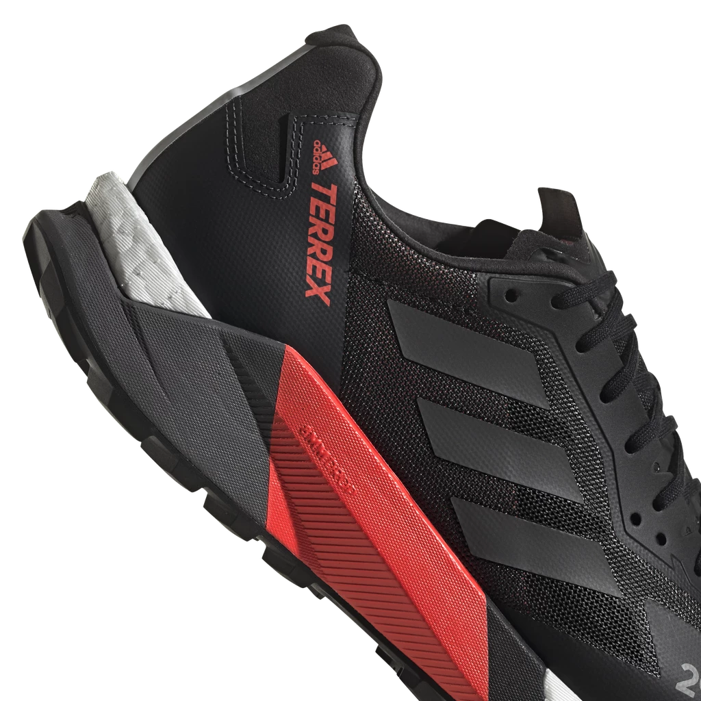 Heren hardloopschoenen adidas  Terrex Agravic Ultra Trail Running Core Black