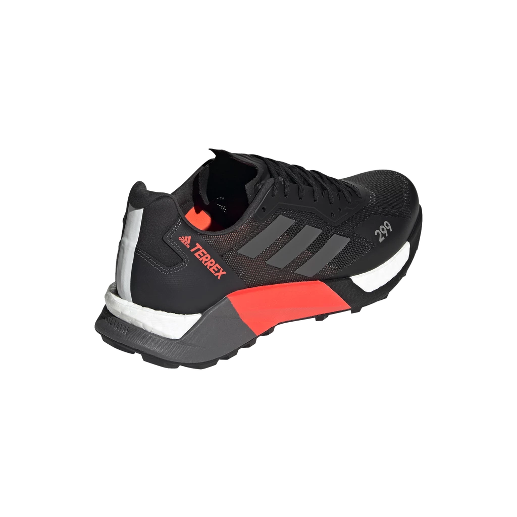 Heren hardloopschoenen adidas  Terrex Agravic Ultra Trail Running Core Black