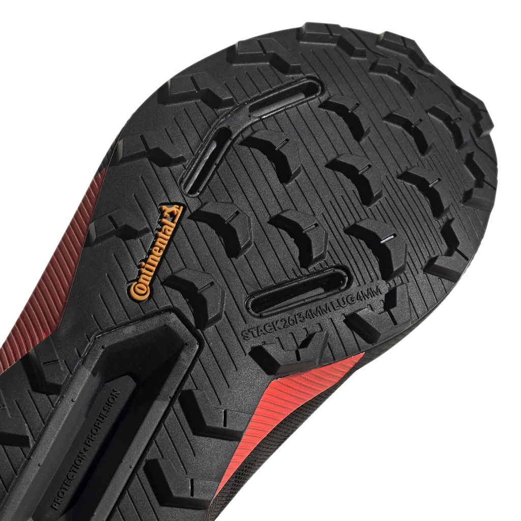 Heren hardloopschoenen adidas  Terrex Agravic Ultra Trail Running Core Black