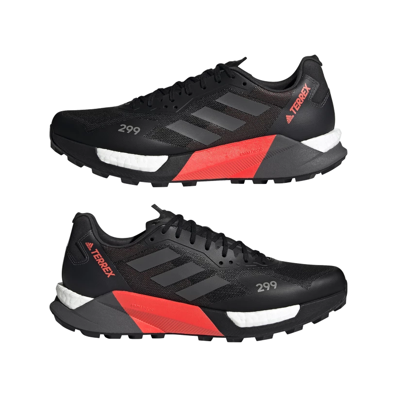 Przetestowano -  Heren hardloopschoenen adidas  Terrex Agravic Ultra Trail Running Core Black  UK 9,5