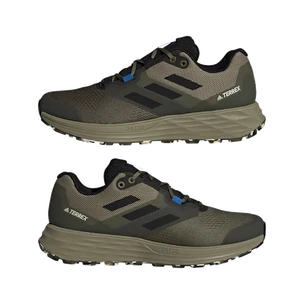 Heren hardloopschoenen adidas  Terrex Two Flow Focus Olive