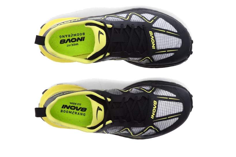 Heren hardloopschoenen Inov-8 Mudtalon Speed (P) Black/Yellow  UK 9,5