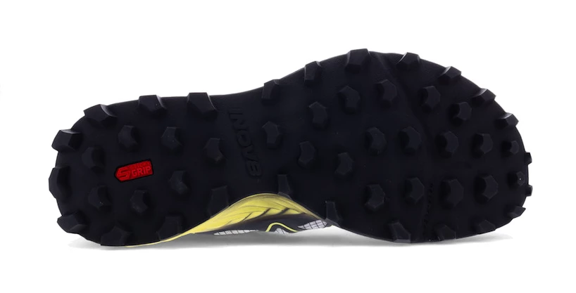 Heren hardloopschoenen Inov-8 Mudtalon Speed (P) Black/Yellow  UK 9,5