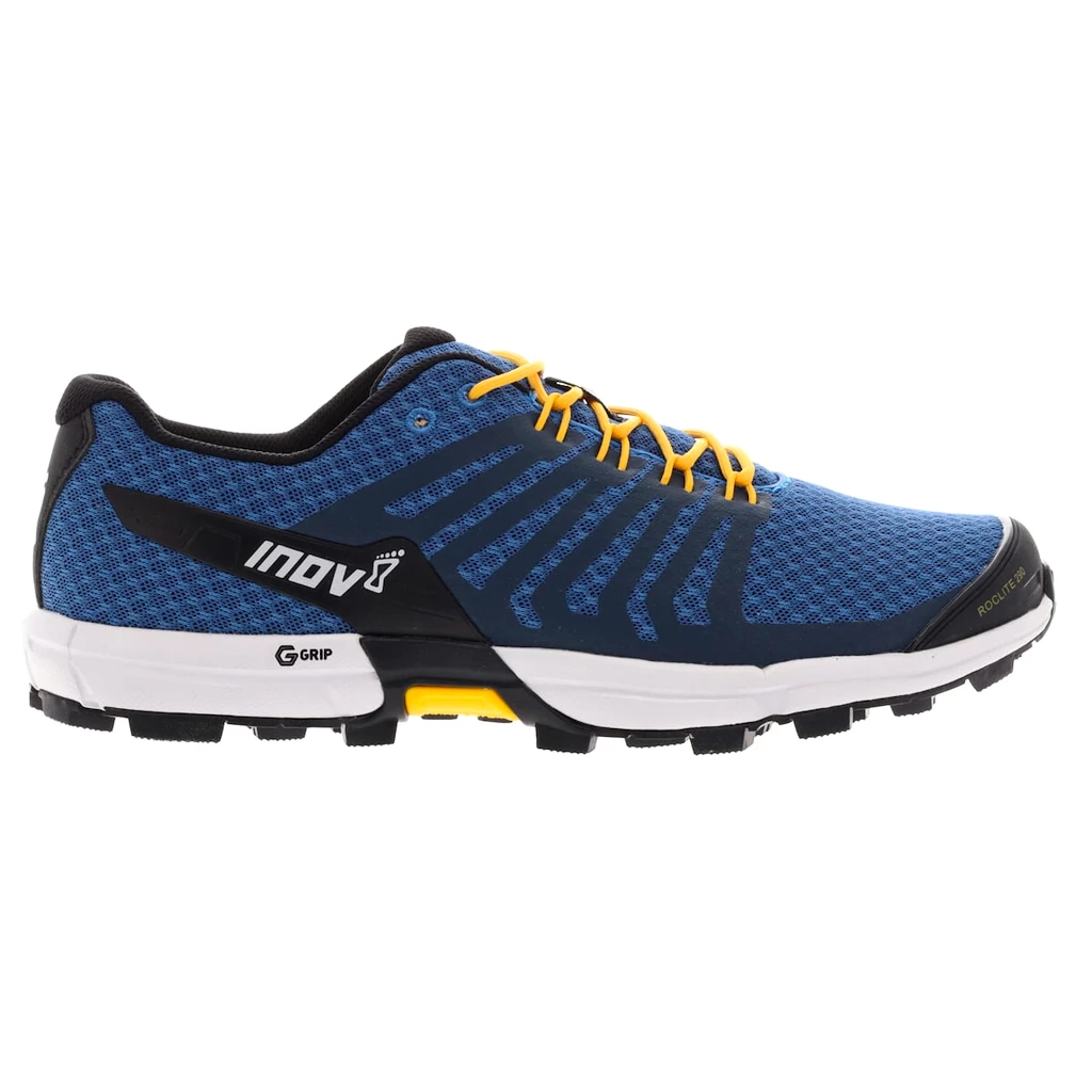 Heren hardloopschoenen Inov-8  Roclite 290 Blue/Yellow