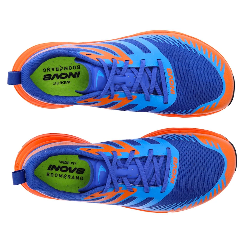 Heren hardloopschoenen Inov-8 TrailFly Zero (W) Blue/Orange  UK 10