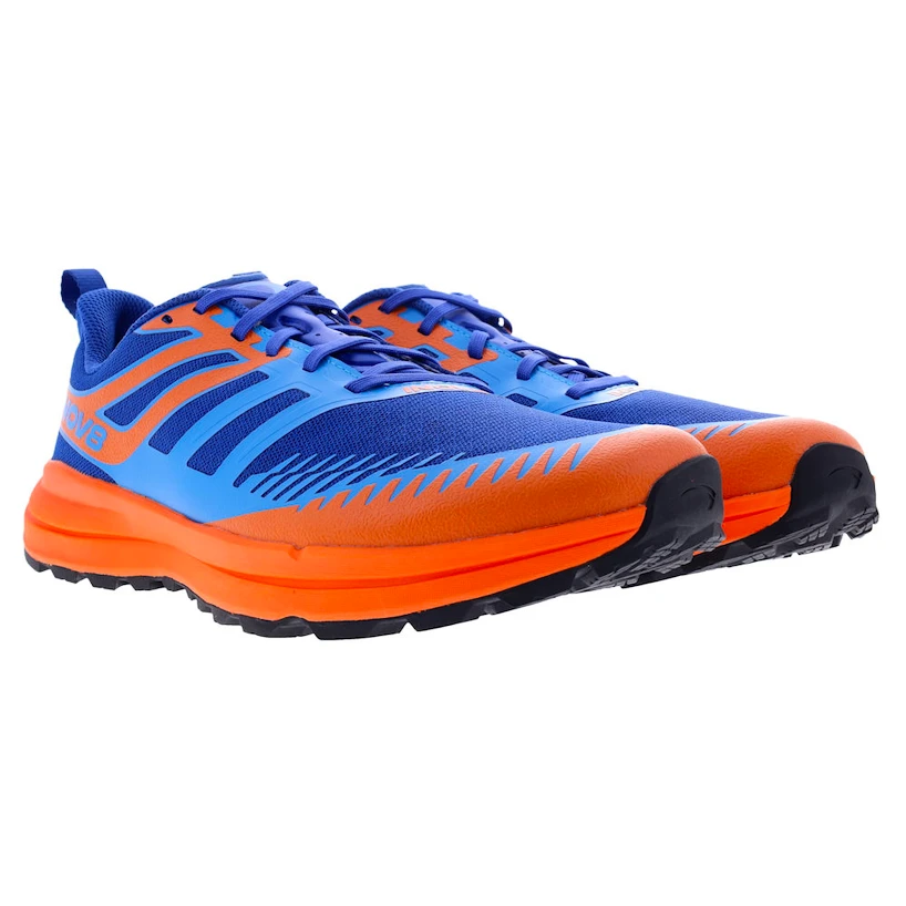 Heren hardloopschoenen Inov-8 TrailFly Zero (W) Blue/Orange  UK 10