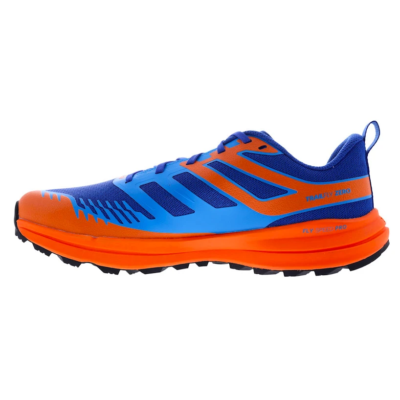 Heren hardloopschoenen Inov-8 TrailFly Zero (W) Blue/Orange  UK 10