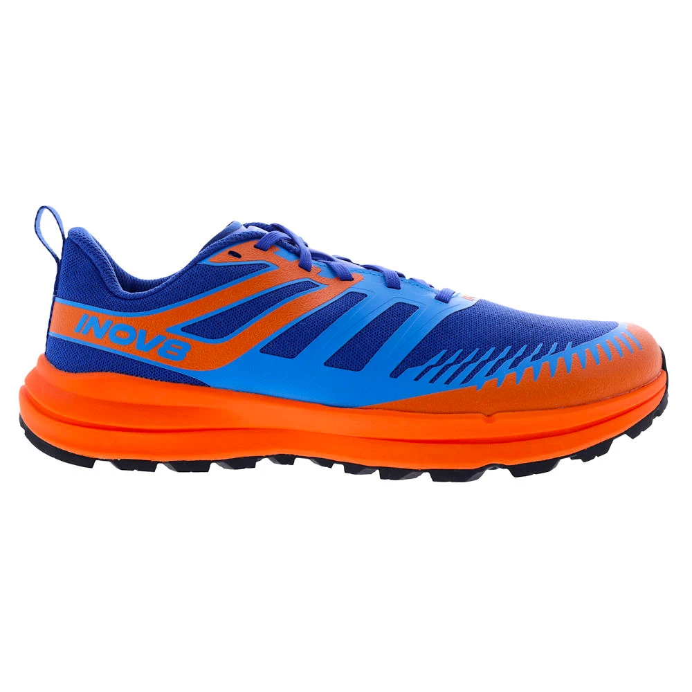 Heren hardloopschoenen Inov-8 TrailFly Zero (W) Blue/Orange  UK 10