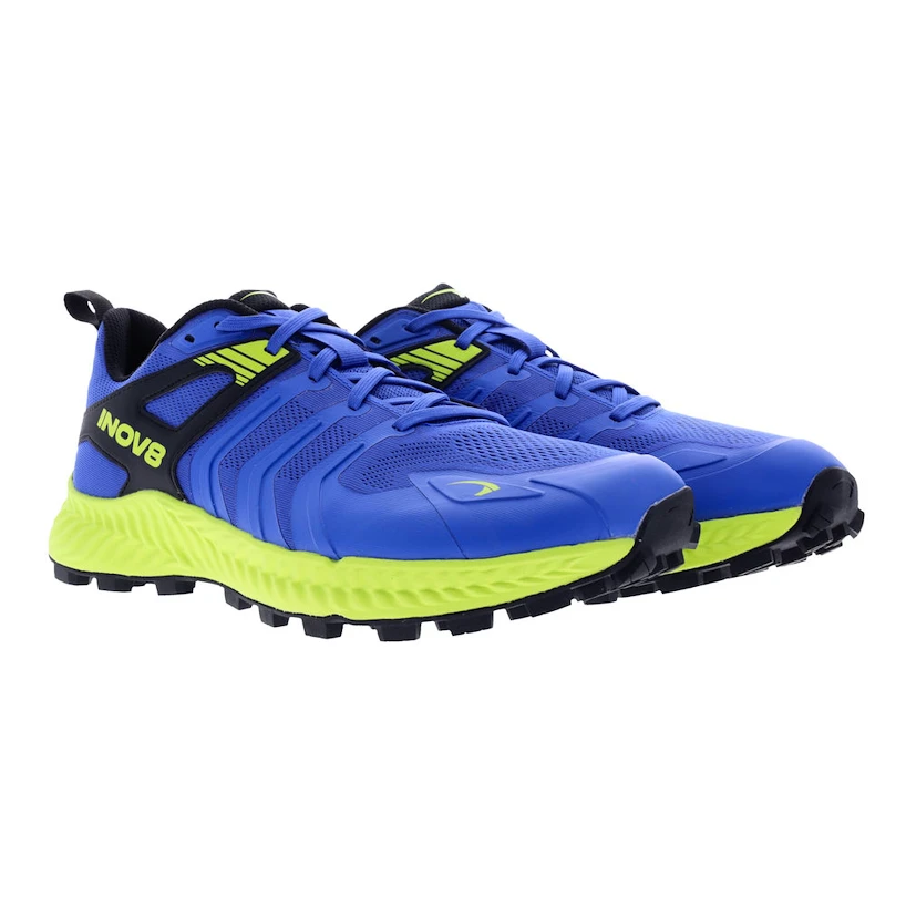 Heren hardloopschoenen Inov-8 Trailtalon (S) Blue/Black/Lime  UK 10