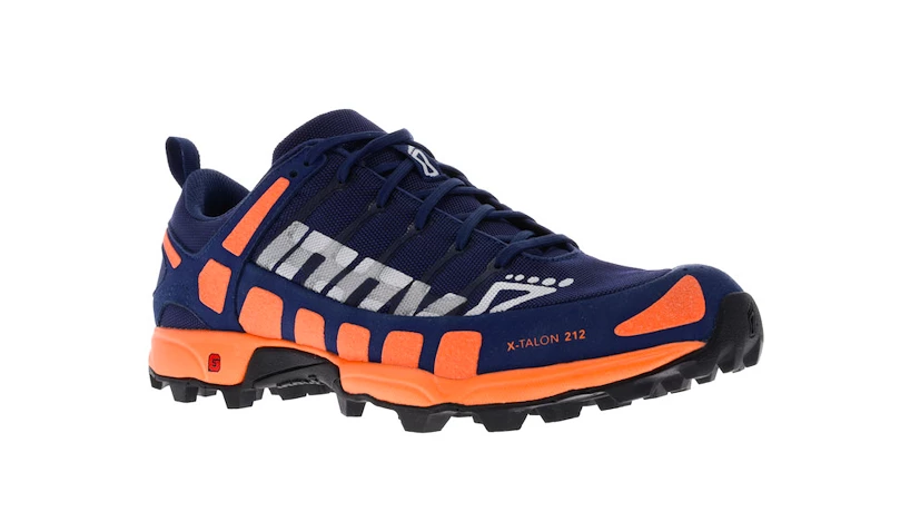 Heren hardloopschoenen Inov-8  X-Talon X-Talon 212 V2 M (P) Blue/Orange  UK 12