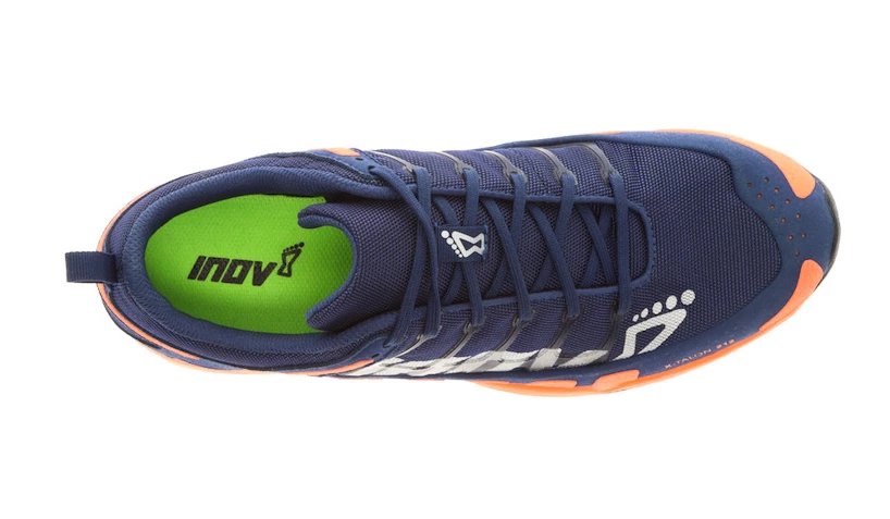 Heren hardloopschoenen Inov-8  X-Talon X-Talon 212 V2 M (P) Blue/Orange  UK 12