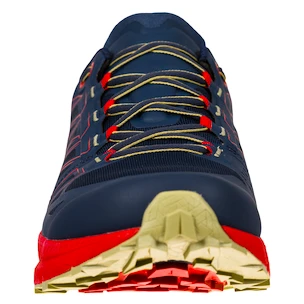 Heren hardloopschoenen La Sportiva Jackal GTX Night Blue/Tango Red