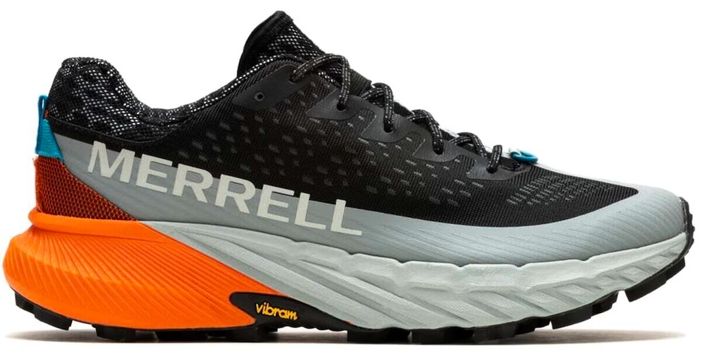 Heren hardloopschoenen Merrell  Agility Peak 5 Black/Tangerine