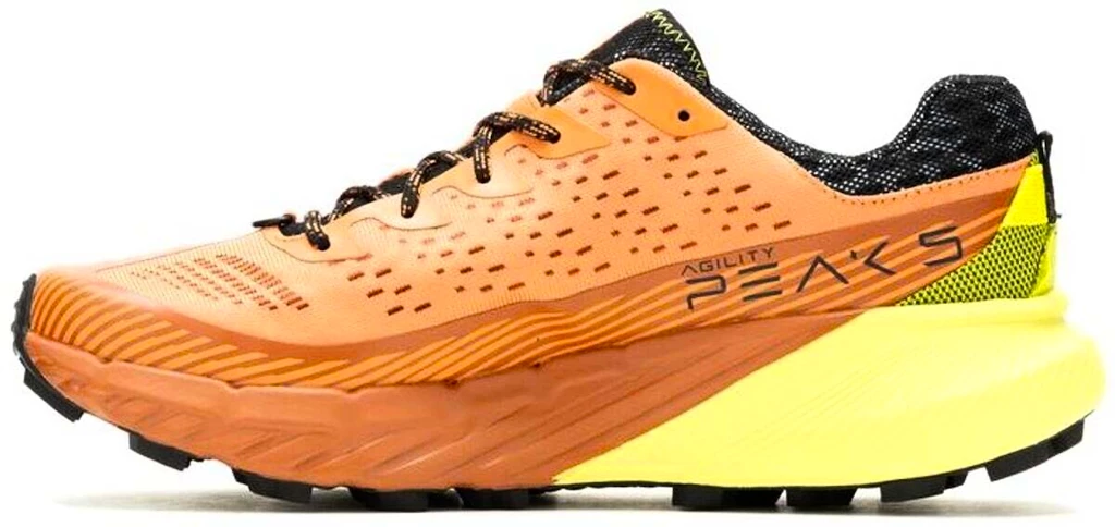 Heren hardloopschoenen Merrell  Agility Peak 5 Melon/Clay