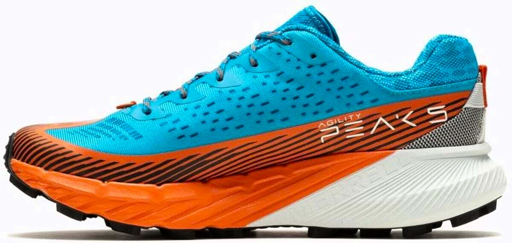 Heren hardloopschoenen Merrell  Agility Peak 5 Tahoe/Cloud