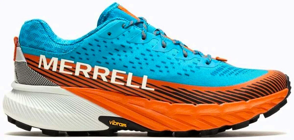 Heren hardloopschoenen Merrell  Agility Peak 5 Tahoe/Cloud  UK 8