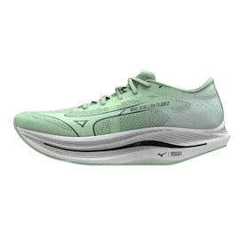 Heren hardloopschoenen Mizuno Wave Rebellion Flash 2 NeoMint/VintageIndigo/HintMint