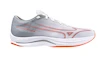 Heren hardloopschoenen Mizuno Wave Rebellion Sonic 2 White/Hot Coral/Harbor Mist  UK 7