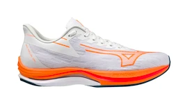 Heren hardloopschoenen Mizuno Wave Rebellion Sonic White/Light Orange/Blue Ashes