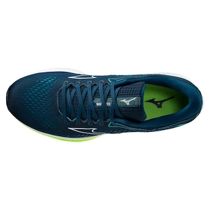 Heren hardloopschoenen Mizuno  Wave Rider 25 Gibraltar Sea/White