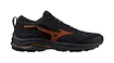 Heren hardloopschoenen Mizuno  Wave Rider Gtx Black/Nasturtium/Carrot Curl