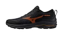 Heren hardloopschoenen Mizuno  Wave Rider Gtx Black/Nasturtium/Carrot Curl