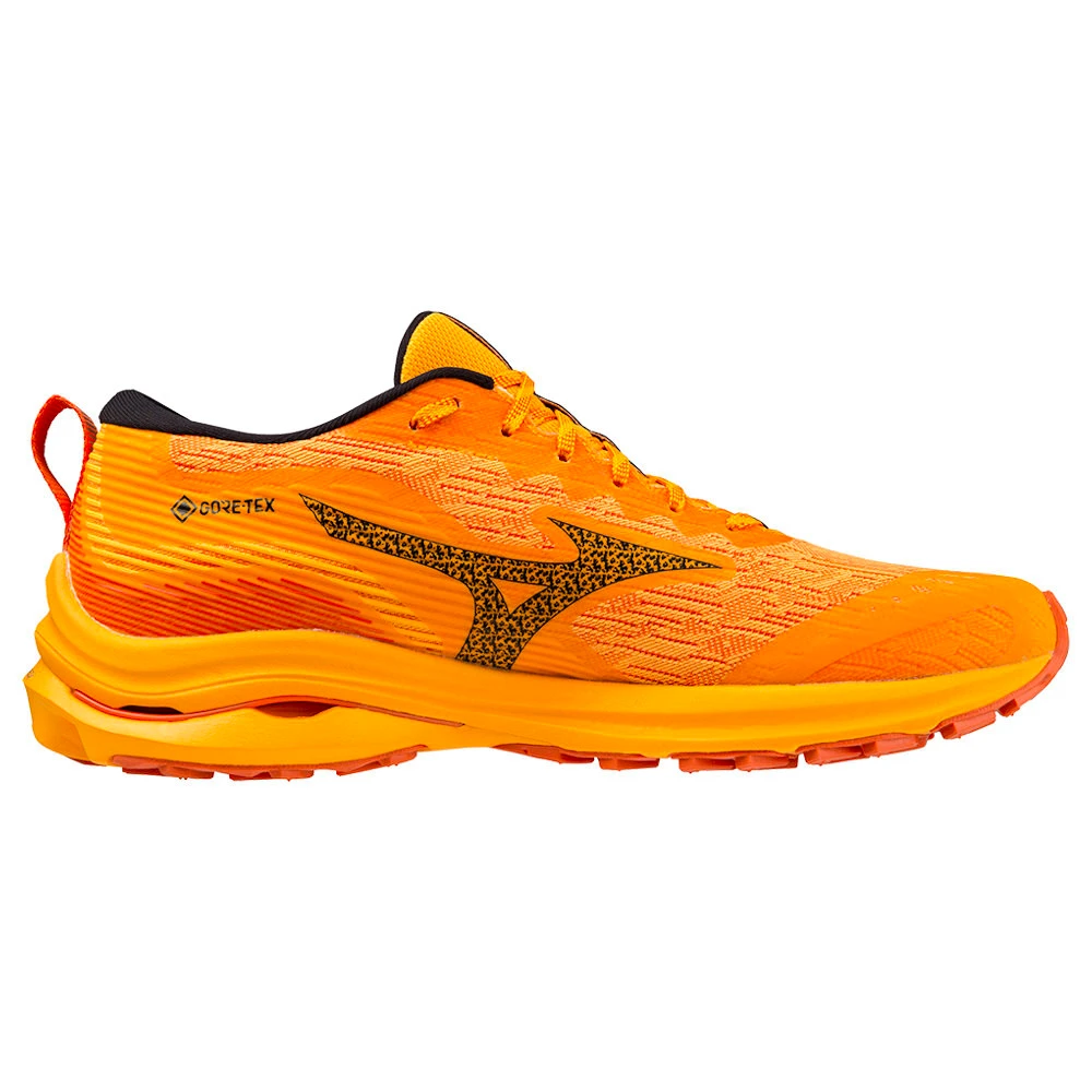 Heren hardloopschoenen Mizuno  Wave Rider Gtx Zinnia/Tigerlily/Black  UK 6