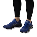 Heren hardloopschoenen Mizuno  Wave Sky 7 Surf the Web/Silver/Dress Blues