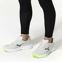 Heren hardloopschoenen Mizuno  Wave Sky 8 Nimbus Cloud/Black/Green Gecko
