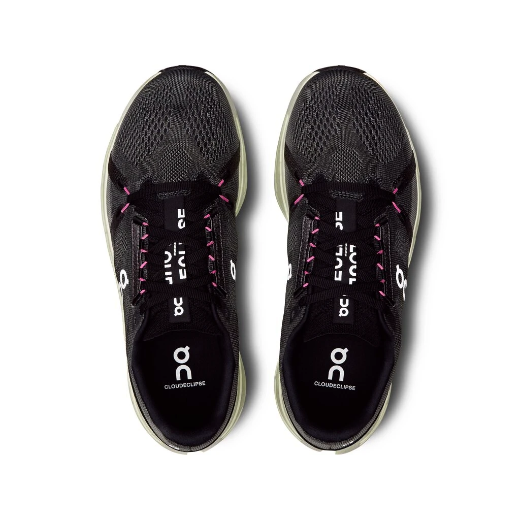 Heren hardloopschoenen On Cloudeclipse  Rock/Lima