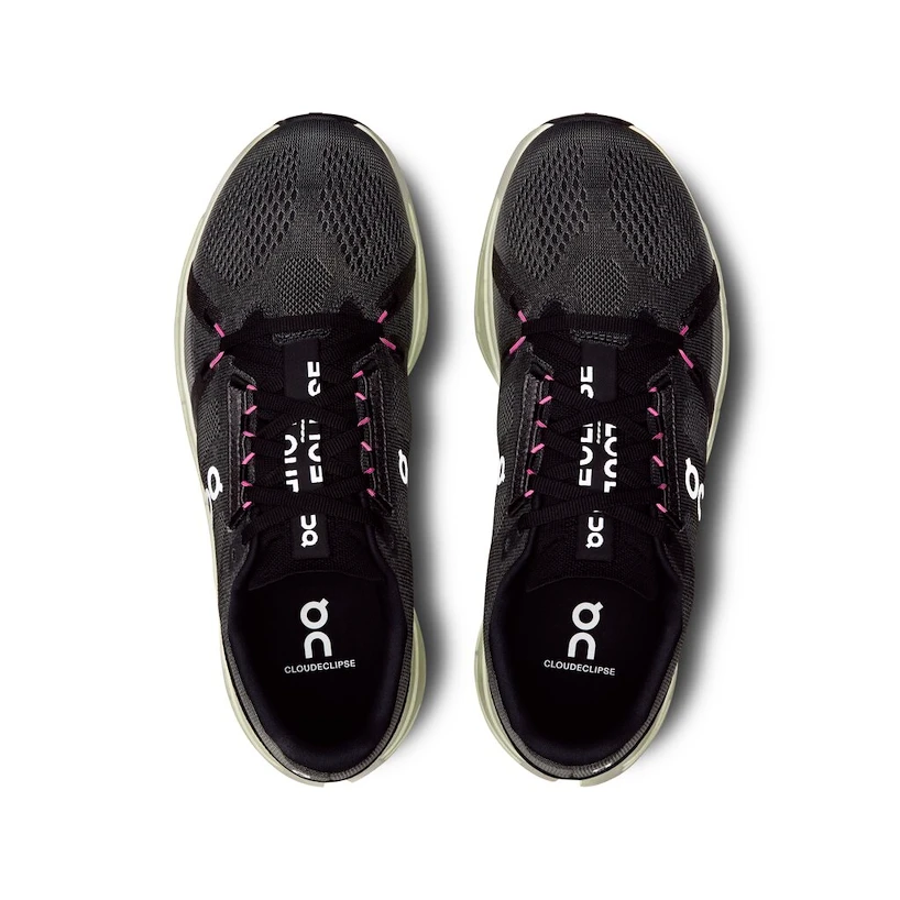 Heren hardloopschoenen On Cloudeclipse  Rock/Lima
