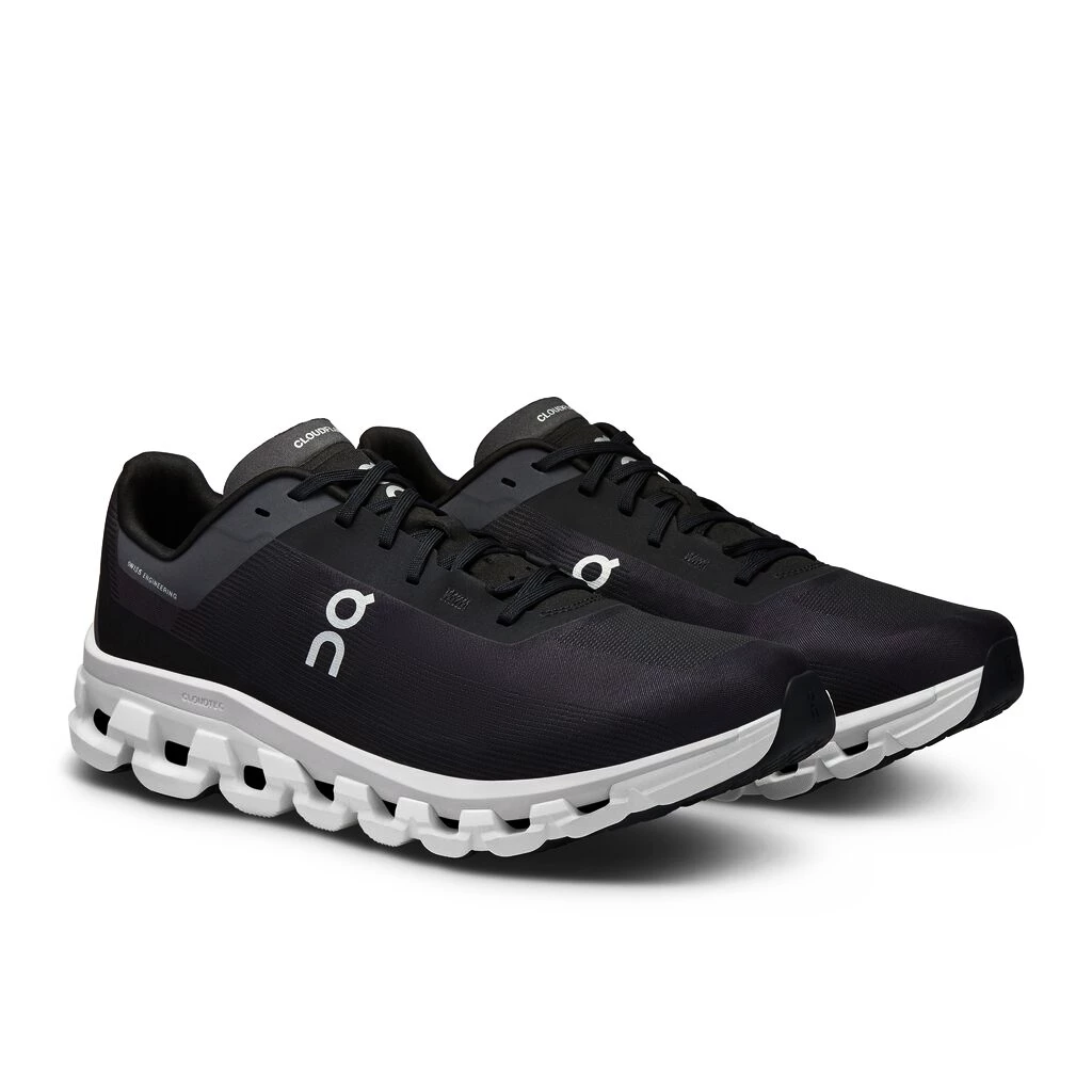 Heren hardloopschoenen On  Cloudflow 4 Black/White