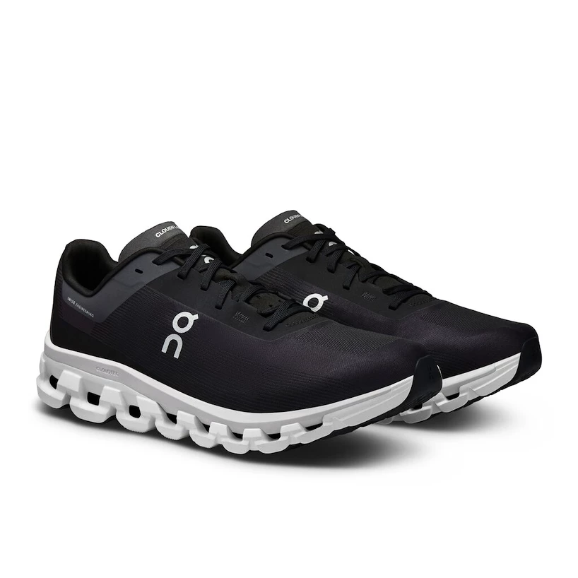 Heren hardloopschoenen On  Cloudflow 4 Black/White