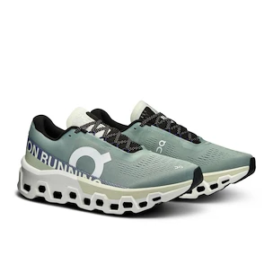 Heren hardloopschoenen On Cloudmonster 2 Mineral/Aloe  EUR 43