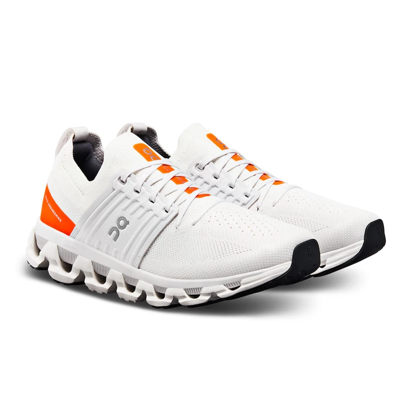 Heren hardloopschoenen On Cloudswift Ivory/Flame  EUR 47