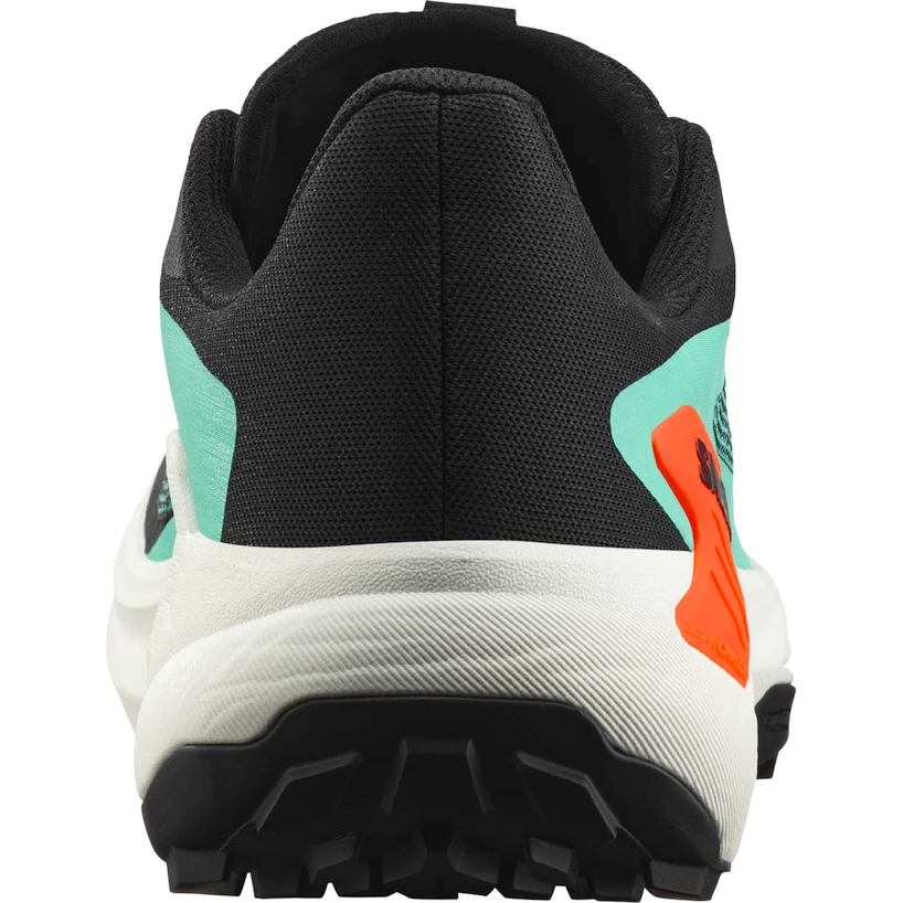 Heren hardloopschoenen Salomon Genesis Black/Electric Green/Cherry Tomato
