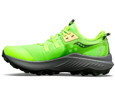 Heren hardloopschoenen Saucony  Endorphin Rift Slime/Umbra  UK 8