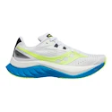 Heren hardloopschoenen Saucony Endorphin Speed 4 White/Viziblue  UK 7,5