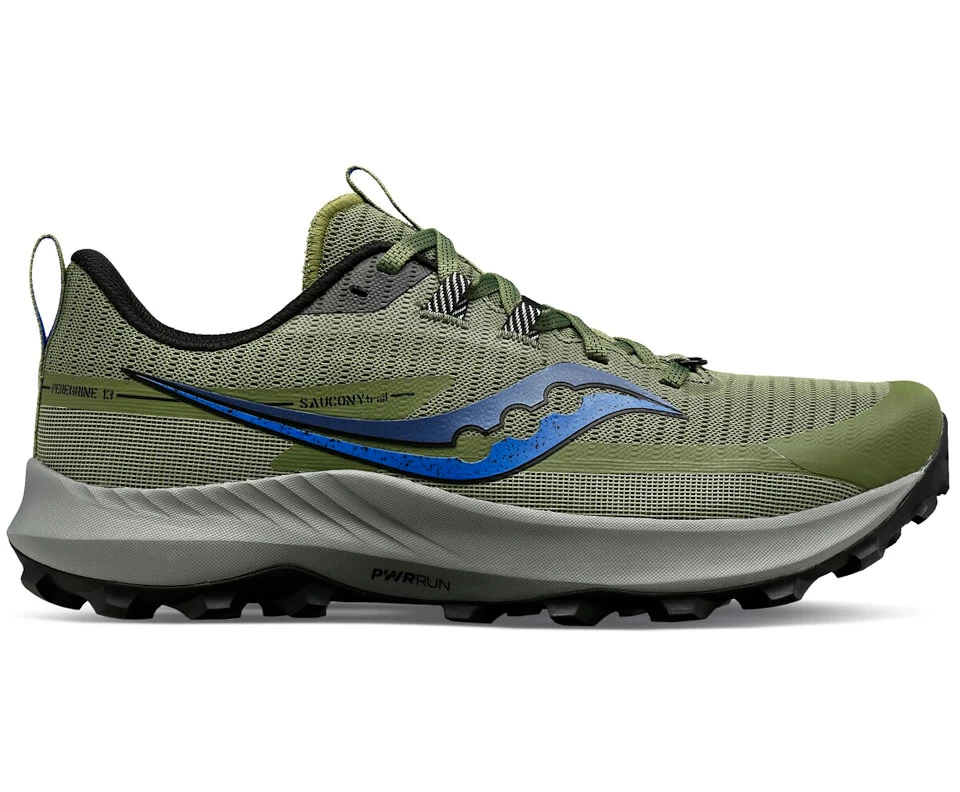 Heren hardloopschoenen Saucony  Peregrine 13 Glade/Black