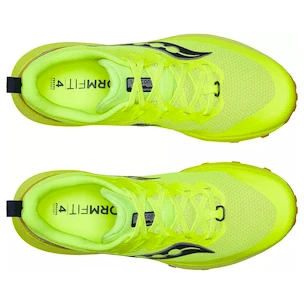 Heren hardloopschoenen Saucony  Peregrine 14 Citron/Oak  UK 8