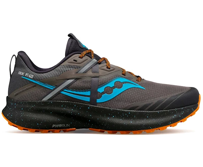 Heren hardloopschoenen Saucony  Ride 15 TR Pewter/Agave