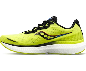 Heren hardloopschoenen Saucony  Triumph 19 Acid/Blue Raz
