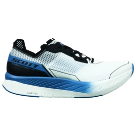 Heren hardloopschoenen Scott Carbon RC White/Storm Blue