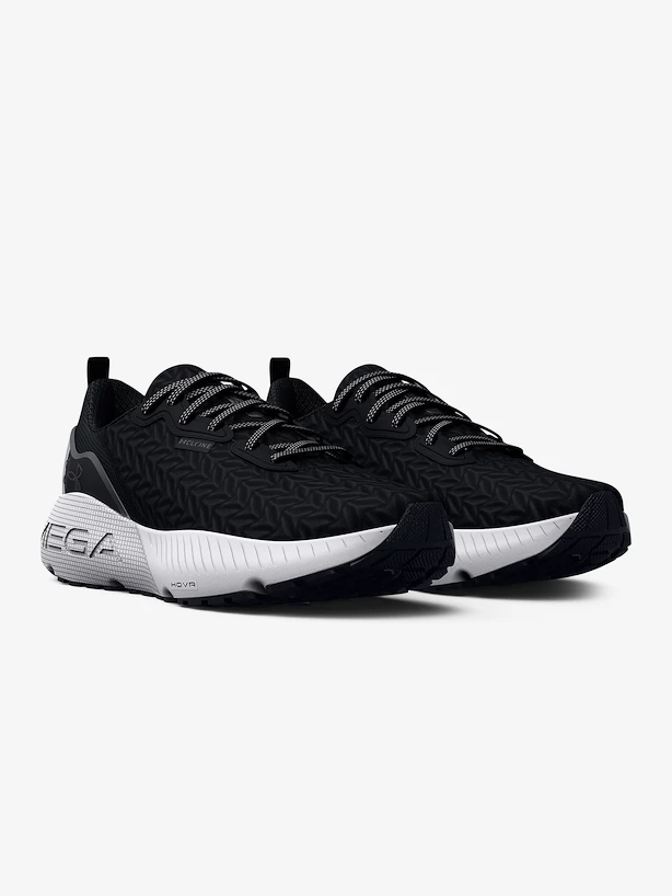Heren hardloopschoenen Under Armour HOVR Mega 3 Clone-BLK