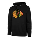 Heren hoodie 47 Brand  NHL Chicago Blackhawks Imprint ’47 BURNSIDE Hood