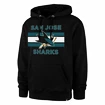 Heren hoodie 47 Brand  NHL San Jose Sharks BURNSIDE Pullover Hood
