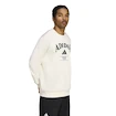 Heren hoodie adidas  Heritage Graphic Crew Sweatshirt Chalk White / Aurora Ivy