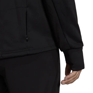 Heren hoodie adidas  Signature Running Black