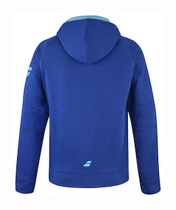 Heren hoodie Babolat  Exercise Hood Jacket Men Sodalite Blue